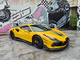 Ferrari F8 Tributo & Spider 2020 2021 2022 2023 with Aftermarket Parts - M Style Hood Vent Trim Pre-preg Carbon Fiber from Aero Republic